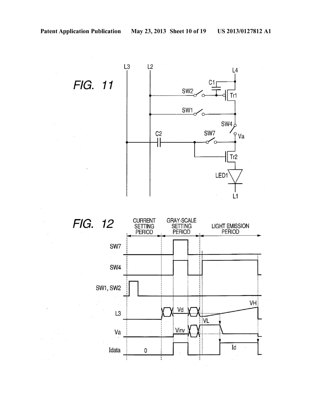 DRIVING CIRCUIT OF DISPLAY ELEMENT AND IMAGE DISPLAY APPARATUS - diagram, schematic, and image 11