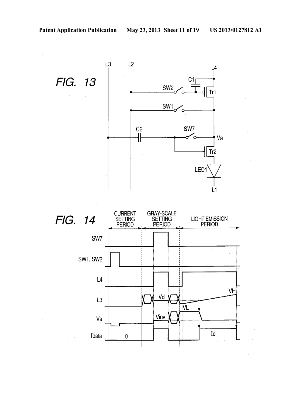 DRIVING CIRCUIT OF DISPLAY ELEMENT AND IMAGE DISPLAY APPARATUS - diagram, schematic, and image 12