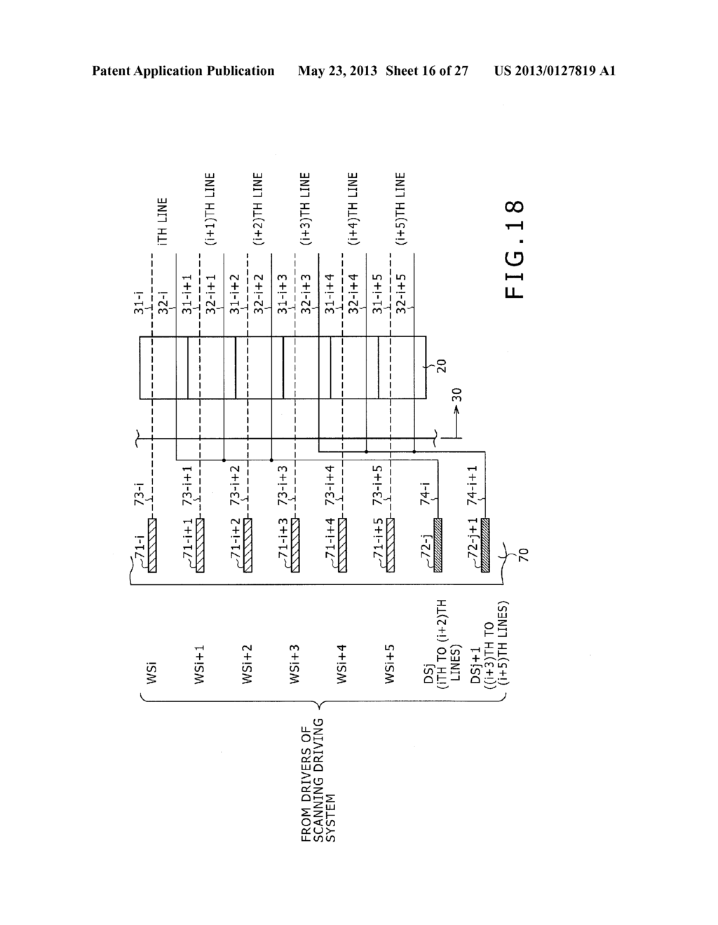 DISPLAY DEVICE, METHOD OF LAYING OUT WIRING IN DISPLAY DEVICE, AND     ELECTRONIC DEVICE - diagram, schematic, and image 17