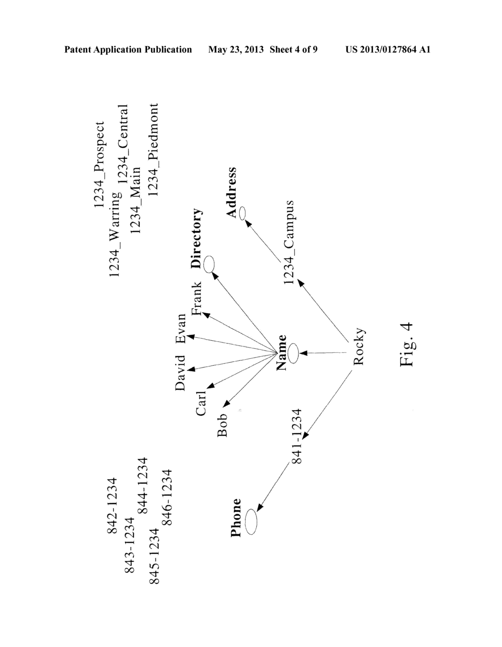 Methods for Generating Visual Data From Nodes Containing Identify Data for     Individuals From a Set View Point - diagram, schematic, and image 05