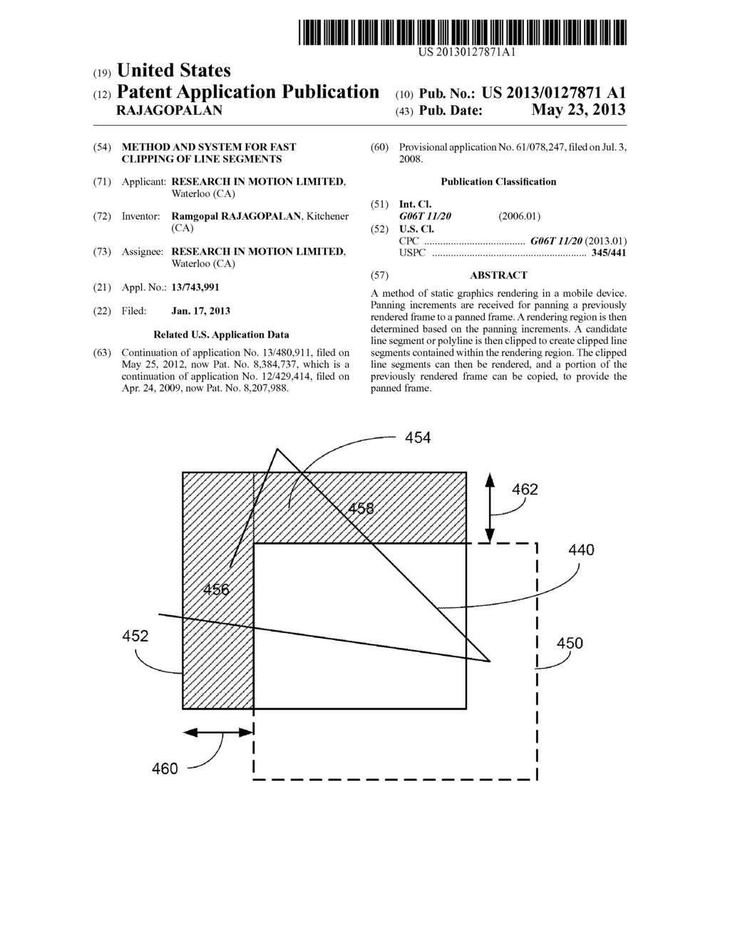 METHOD AND SYSTEM FOR FAST CLIPPING OF LINE SEGMENTS - diagram, schematic, and image 01