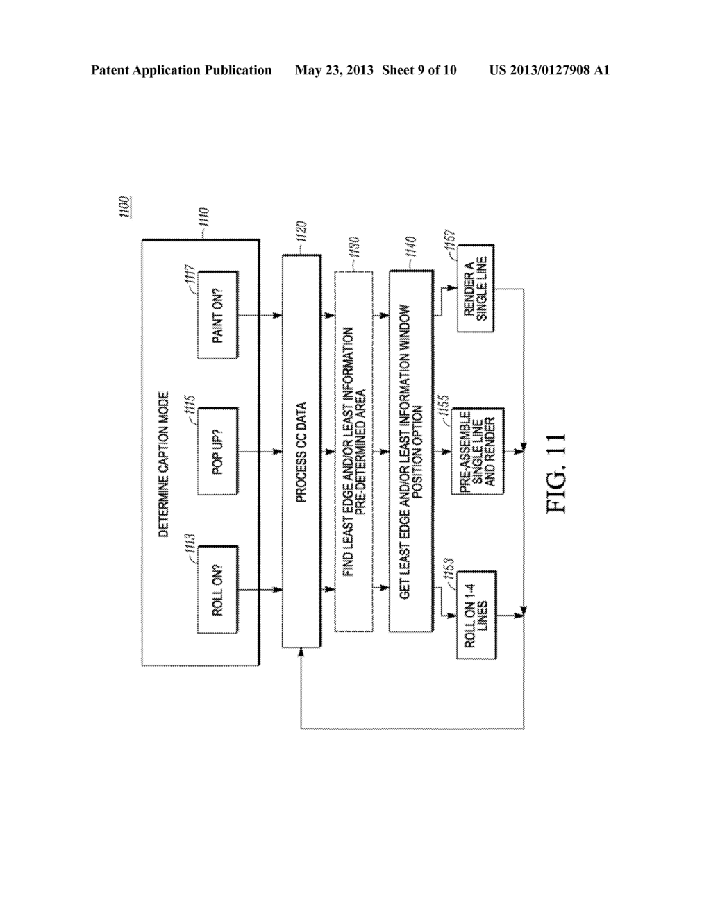 METHOD AND APPARATUS FOR DYNAMIC PLACEMENT OF A GRAPHICS DISPLAY WINDOW     WITHIN AN IMAGE - diagram, schematic, and image 10