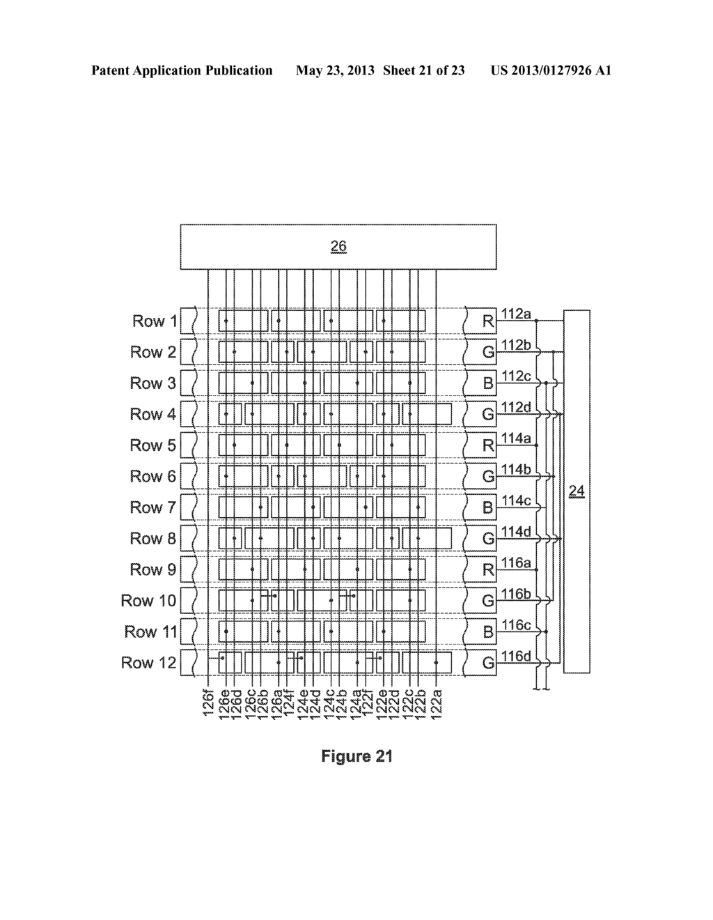 SYSTEMS, DEVICES, AND METHODS FOR DRIVING A DISPLAY - diagram, schematic, and image 22