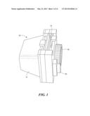 Spectrometer Flip Top Sample Head diagram and image