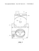 Spectrometer Flip Top Sample Head diagram and image