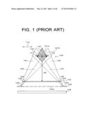 IMAGE DISPLAY DEVICE WITH PIXEL SECTIONS ARRAYED IN A MATRIX diagram and image