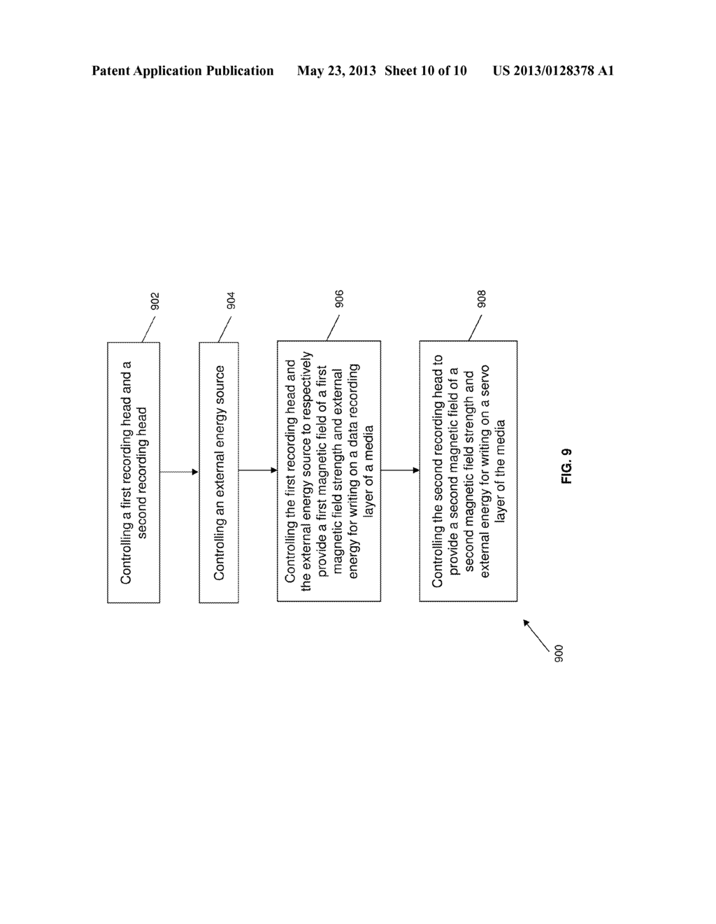 MEDIUM, METHOD OF FABRICATING A MEDIUM, RECORDING SYSTEM AND METHOD OF     CONTROLLING A RECORDING SYSTEM - diagram, schematic, and image 11