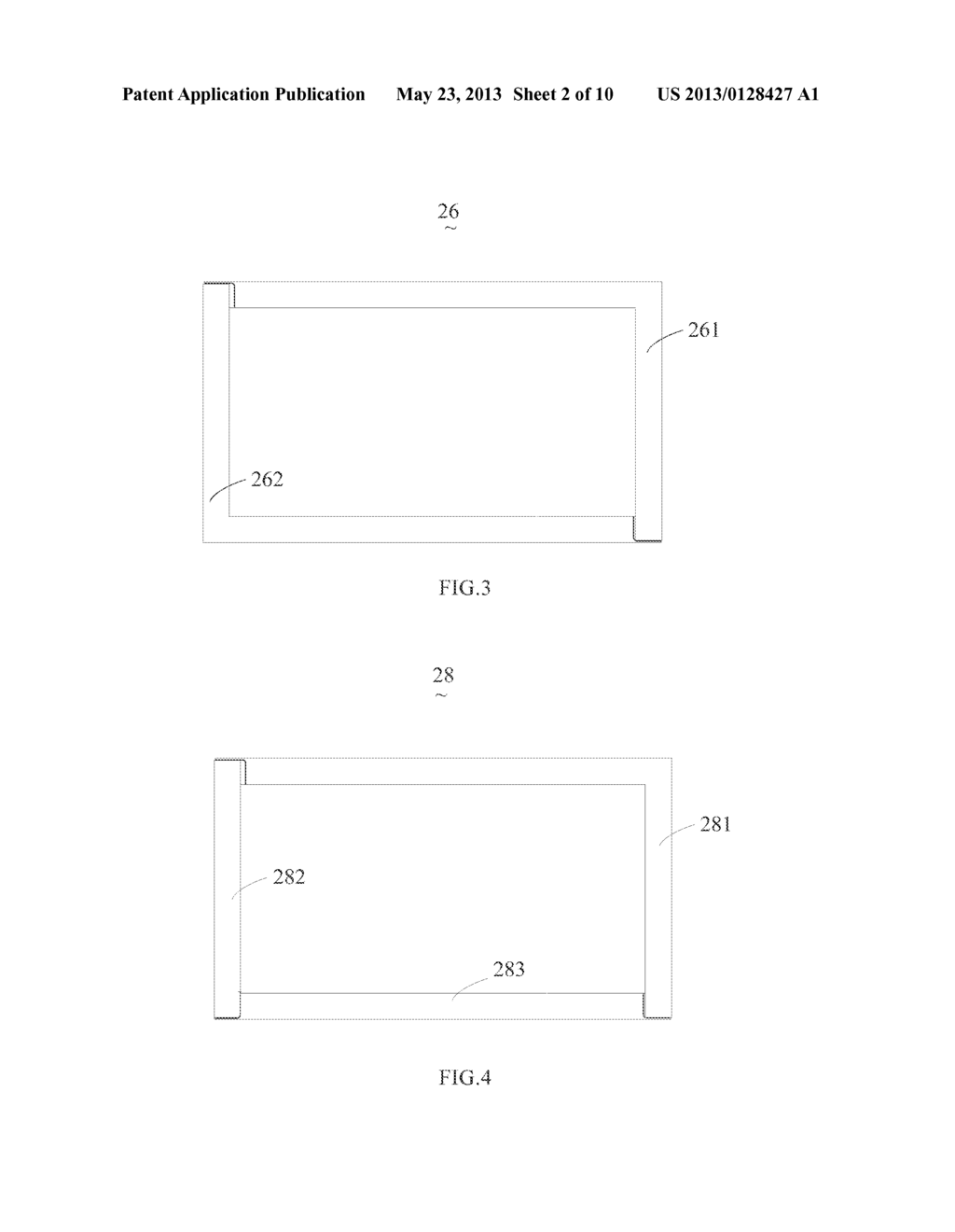 Back Frame of Flat Panel Display Device and Backlight System - diagram, schematic, and image 03