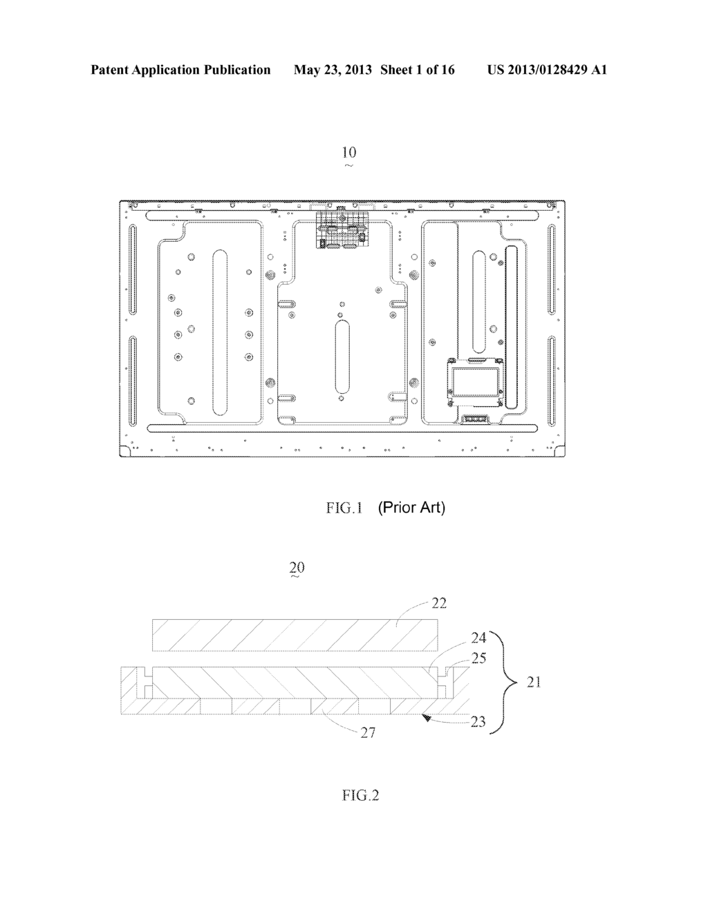 Back Frame and Backlight System - diagram, schematic, and image 02