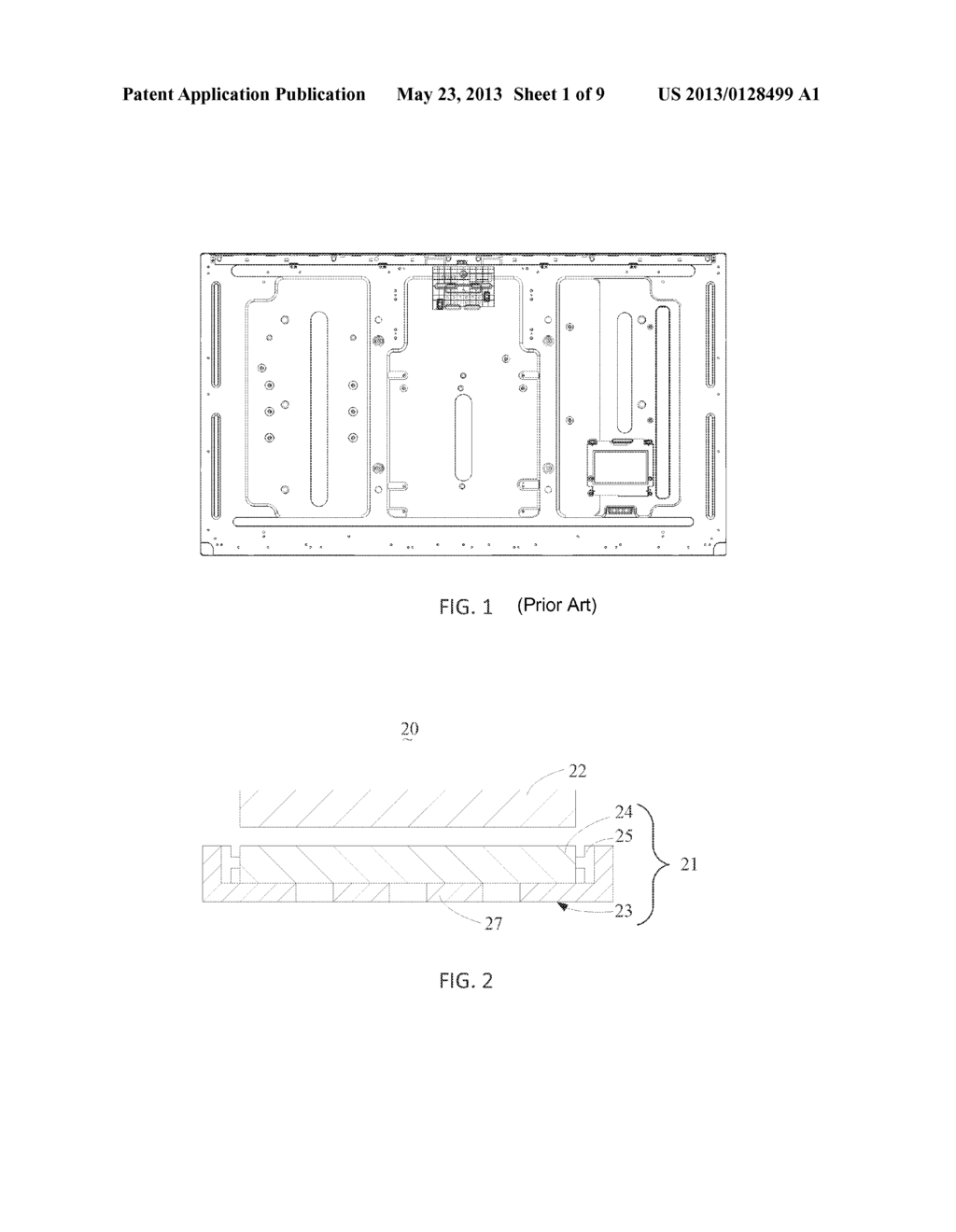 Back Frame, Mold For Back Frame, Method For Manufacturing Back Frame, and     Backlight System - diagram, schematic, and image 02