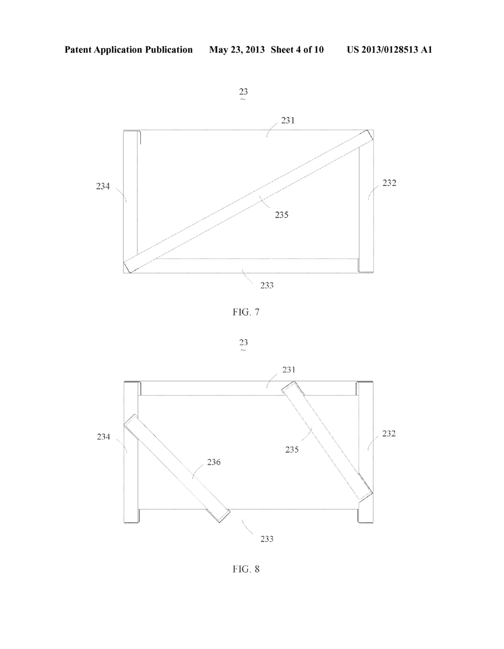 Mold for Back Frame and Bracing Piece, Method for Manufacturing Back     Frame, and Backlight System - diagram, schematic, and image 05