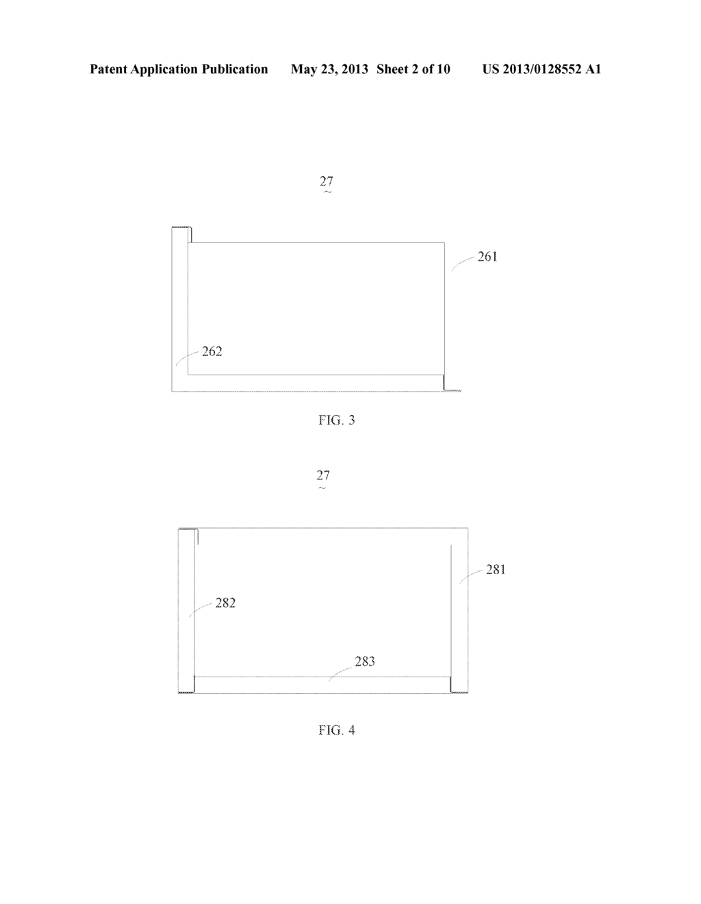 Back Frame of Flat Panel Display Device, Backlight System, and Flat Liquid     Crystal Display Device - diagram, schematic, and image 03