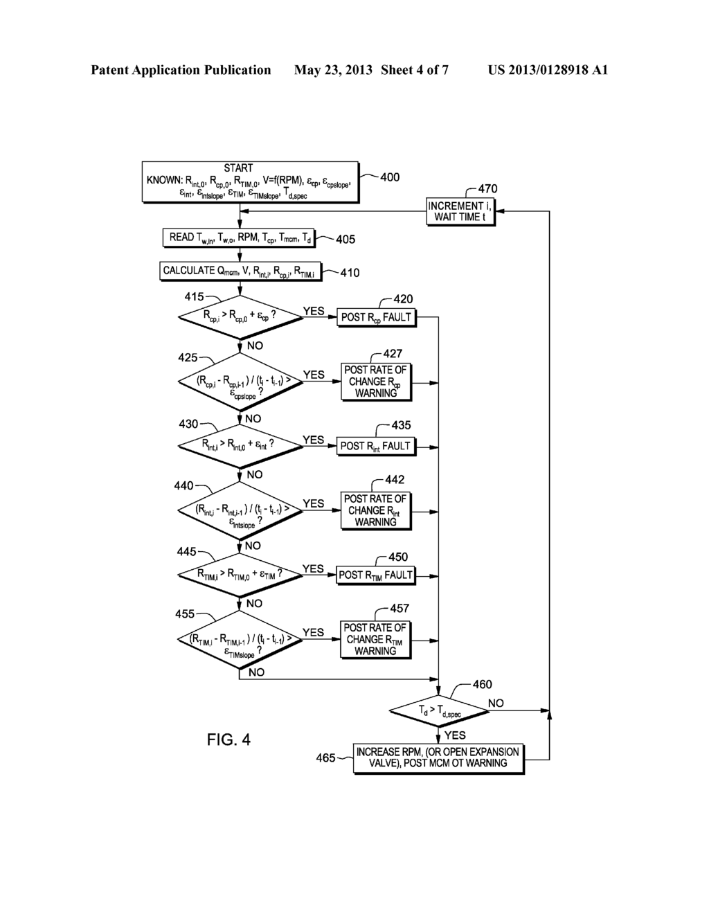 THERMAL RESISTANCE-BASED MONITORING OF COOLING OF AN ELECTRONIC COMPONENT - diagram, schematic, and image 05