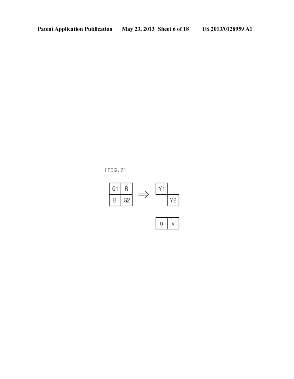 APPARATUS FOR ENCODING/DECODING SAMPLED COLOR IMAGE ACQUIRED BY CFA AND     METHOD THEREOF - diagram, schematic, and image 07