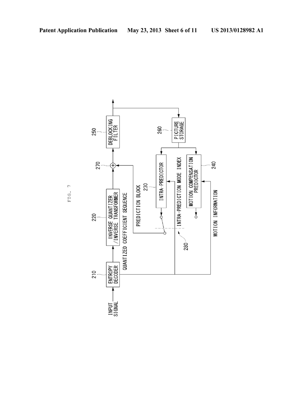 METHOD FOR GENERATING PREDICTION BLOCK IN AMVP MODE - diagram, schematic, and image 07