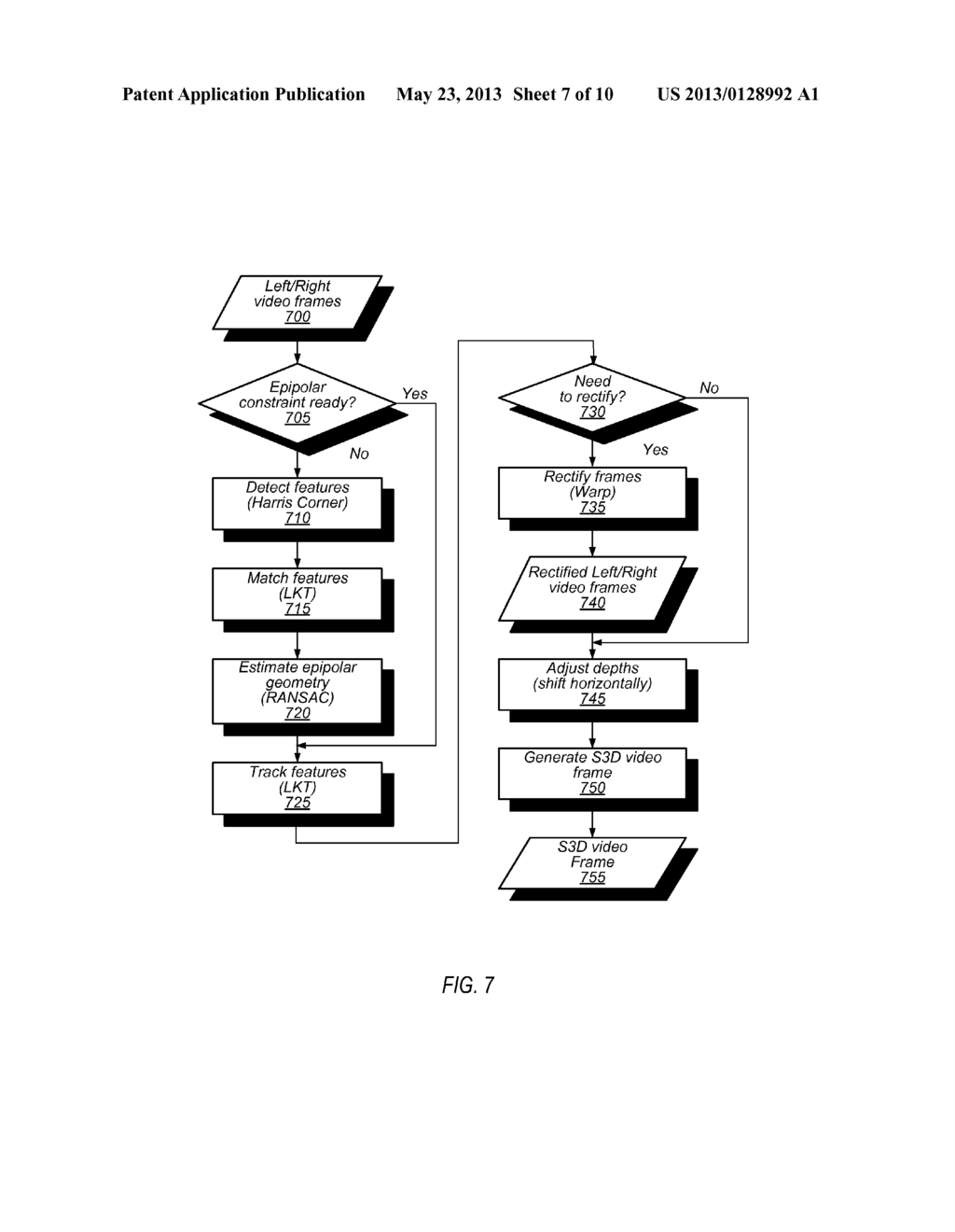 Methods and Apparatus for Preparation of Casual Stereoscopic Video - diagram, schematic, and image 08