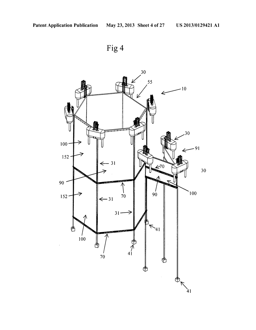 OIL CONTAINMENT ASSEMBLY AND METHOD OF USING SAME - diagram, schematic, and image 05