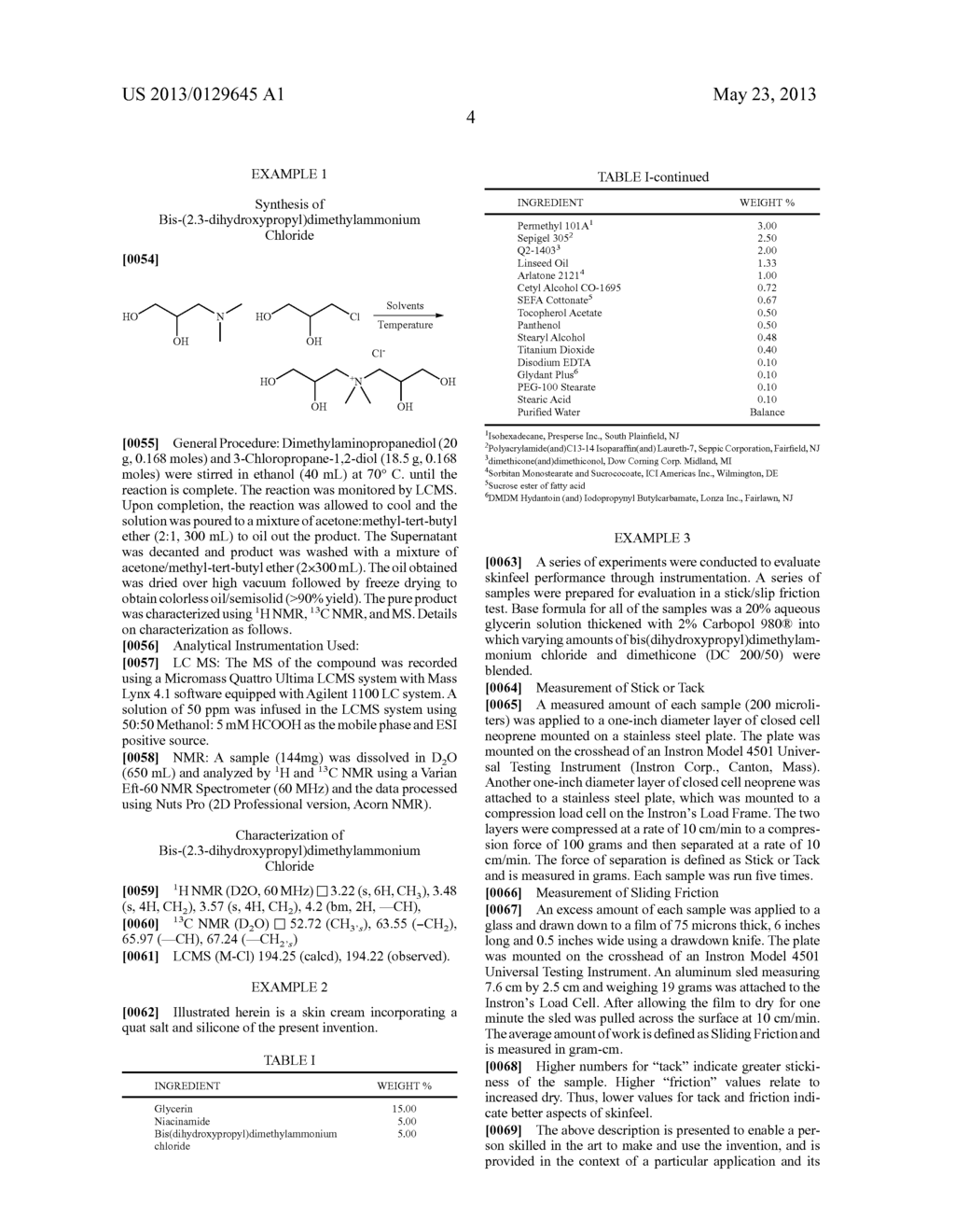 Personal Care Compositions with Silicones and Polyhydroxy Quaternary     Ammonium Salts - diagram, schematic, and image 05