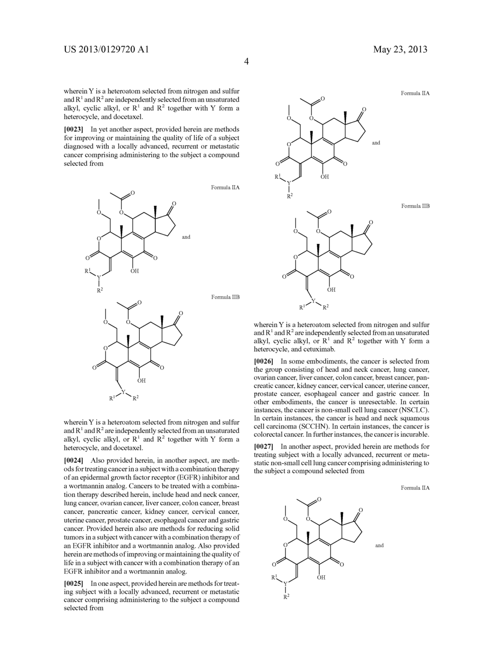 Combination Cancer Therapies with Wortmannin Analogs - diagram, schematic, and image 12