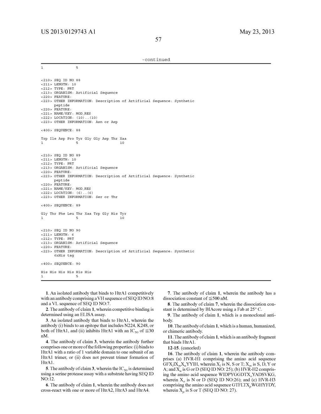 ANTI-HtrA1 ANTIBODIES AND METHODS OF USE - diagram, schematic, and image 80