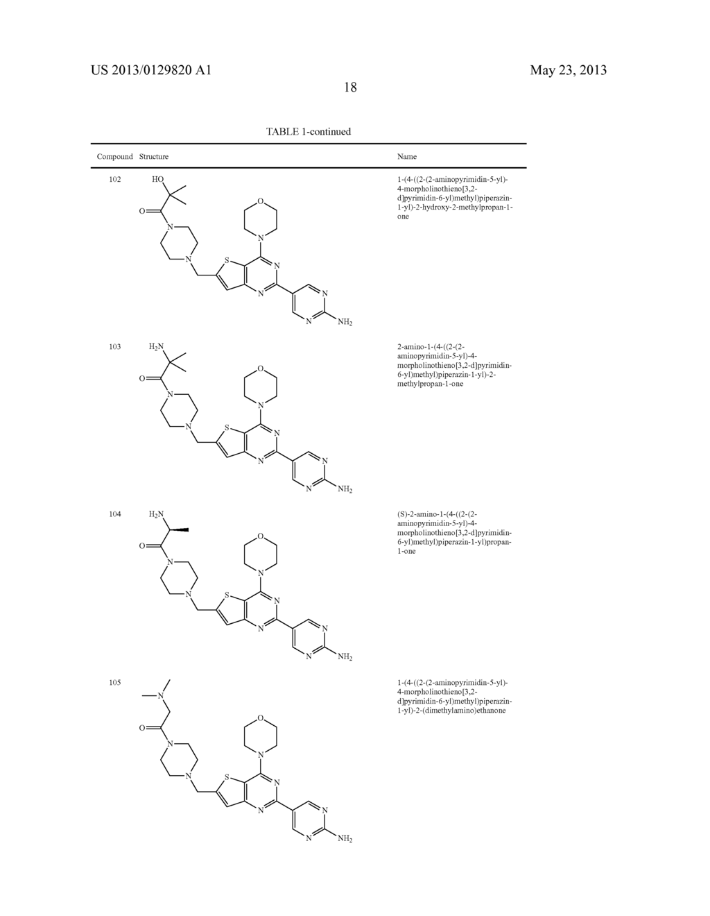 PHOSPHOINOSITIDE 3-KINASE INHIBITOR COMPOUNDS AND METHODS OF USE - diagram, schematic, and image 19