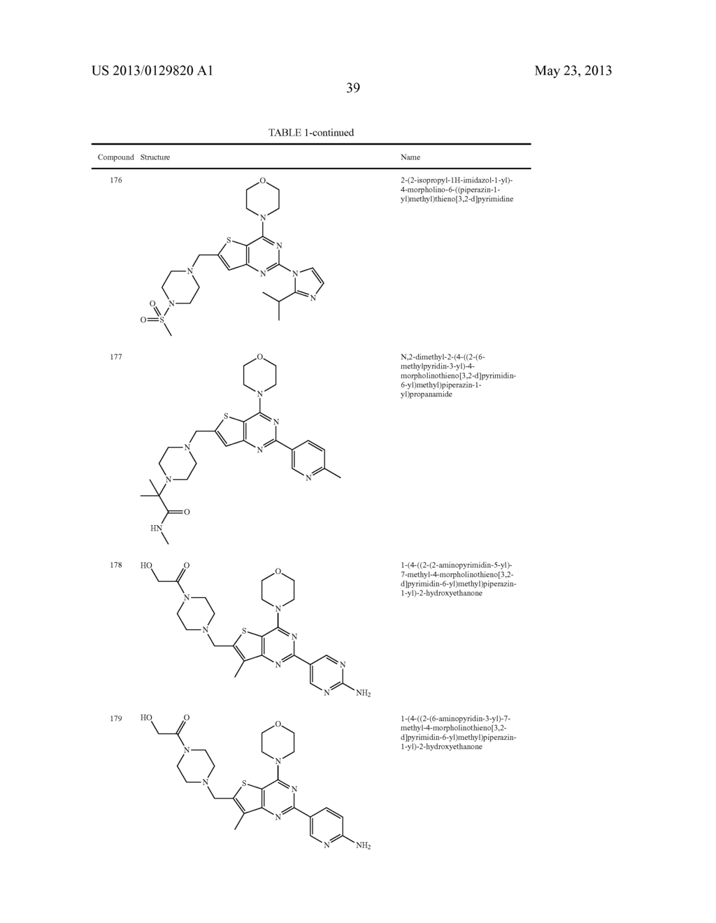 PHOSPHOINOSITIDE 3-KINASE INHIBITOR COMPOUNDS AND METHODS OF USE - diagram, schematic, and image 40