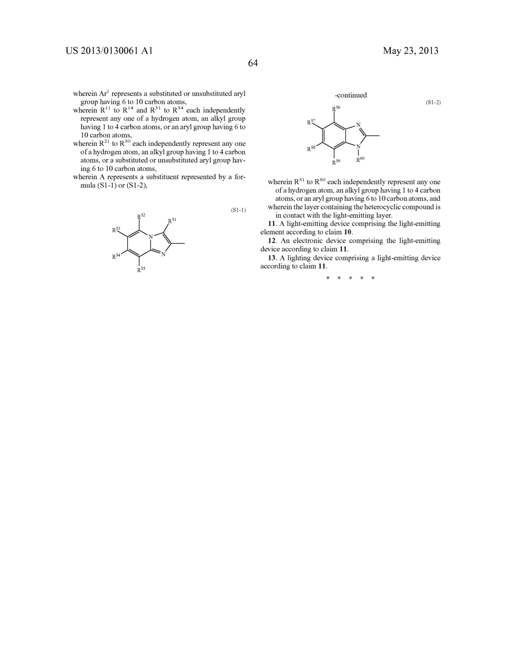 Heterocyclic Compound and Light-Emitting Element, Light-Emitting Device,     Lighting Device, and Electronic Device Using the Same - diagram, schematic, and image 93