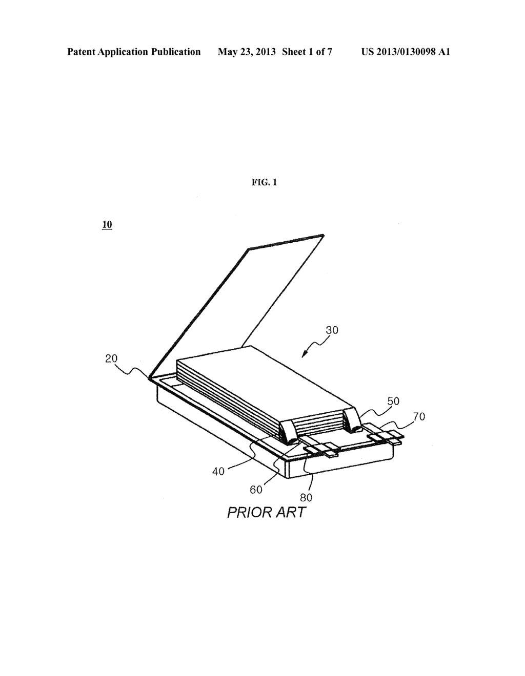 POUCH-TYPED SECONDARY BATTERY WITH IMPROVED SAFETY AND EXCELLENT     MANUFACTURING PROCESS PROPERTY - diagram, schematic, and image 02