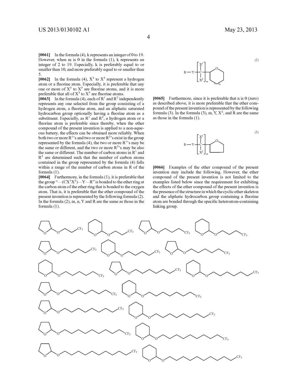 ETHER COMPOUND, ELECTROLYTE COMPOSITION FOR NON-AQUEOUS BATTERY, BINDER     COMPOSITION FOR NON-AQUEOUS BATTERY ELECTRODE, SLURRY COMPOSITION FOR     NON-AQUEOUS BATTERY ELECTRODE, ELECTRODE FOR NON-AQUEOUS BATTERY AND     NON-AQUEOUS BATTERY - diagram, schematic, and image 05