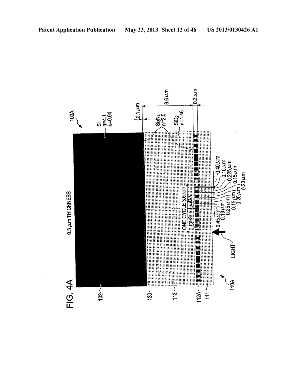 METHOD OF MANUFACTURING AN OPTICAL MEMBER HAVING STACKED HIGH AND LOW     REFRACTIVE INDEX LAYERS - diagram, schematic, and image 13