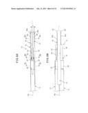 COAXIAL CABLE CONNECTION MODULE, MULTIPOLE CONNECTOR FOR COAXIAL CABLE,     AND MULTIPOLE COMPOSITE CONNECTOR diagram and image