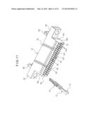 COAXIAL CABLE CONNECTION MODULE, MULTIPOLE CONNECTOR FOR COAXIAL CABLE,     AND MULTIPOLE COMPOSITE CONNECTOR diagram and image