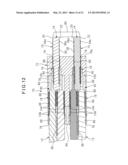 COAXIAL CABLE CONNECTION MODULE, MULTIPOLE CONNECTOR FOR COAXIAL CABLE,     AND MULTIPOLE COMPOSITE CONNECTOR diagram and image