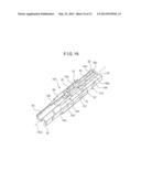 COAXIAL CABLE CONNECTION MODULE, MULTIPOLE CONNECTOR FOR COAXIAL CABLE,     AND MULTIPOLE COMPOSITE CONNECTOR diagram and image