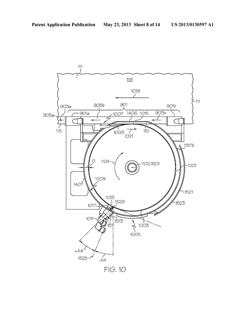 GLASS TREATMENT APPARATUS AND METHODS OF TREATING GLASS - diagram, schematic, and image 09