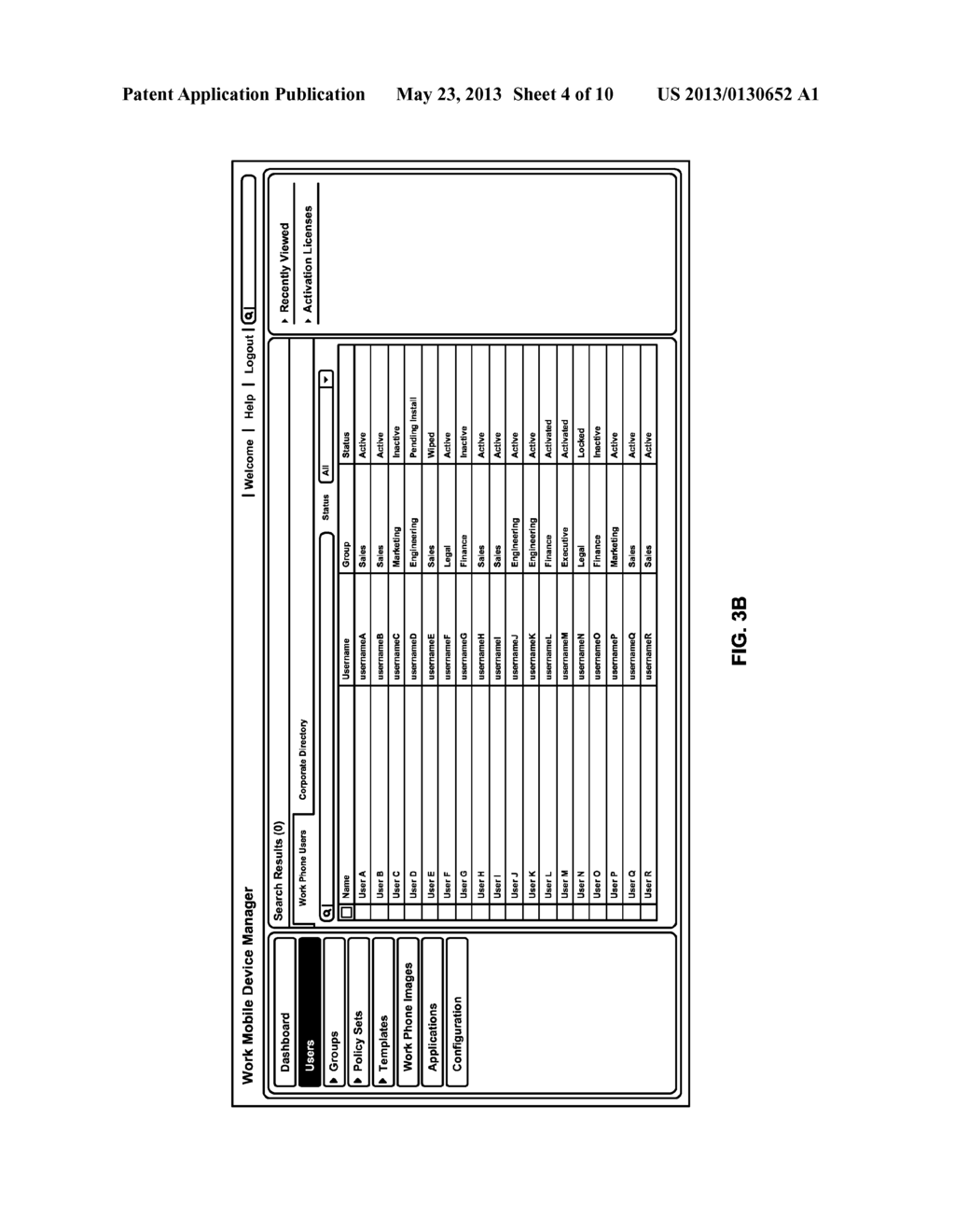 CONTROLLING USE OF A BUSINESS ENVIRONMENT ON A MOBILE DEVICE - diagram, schematic, and image 05