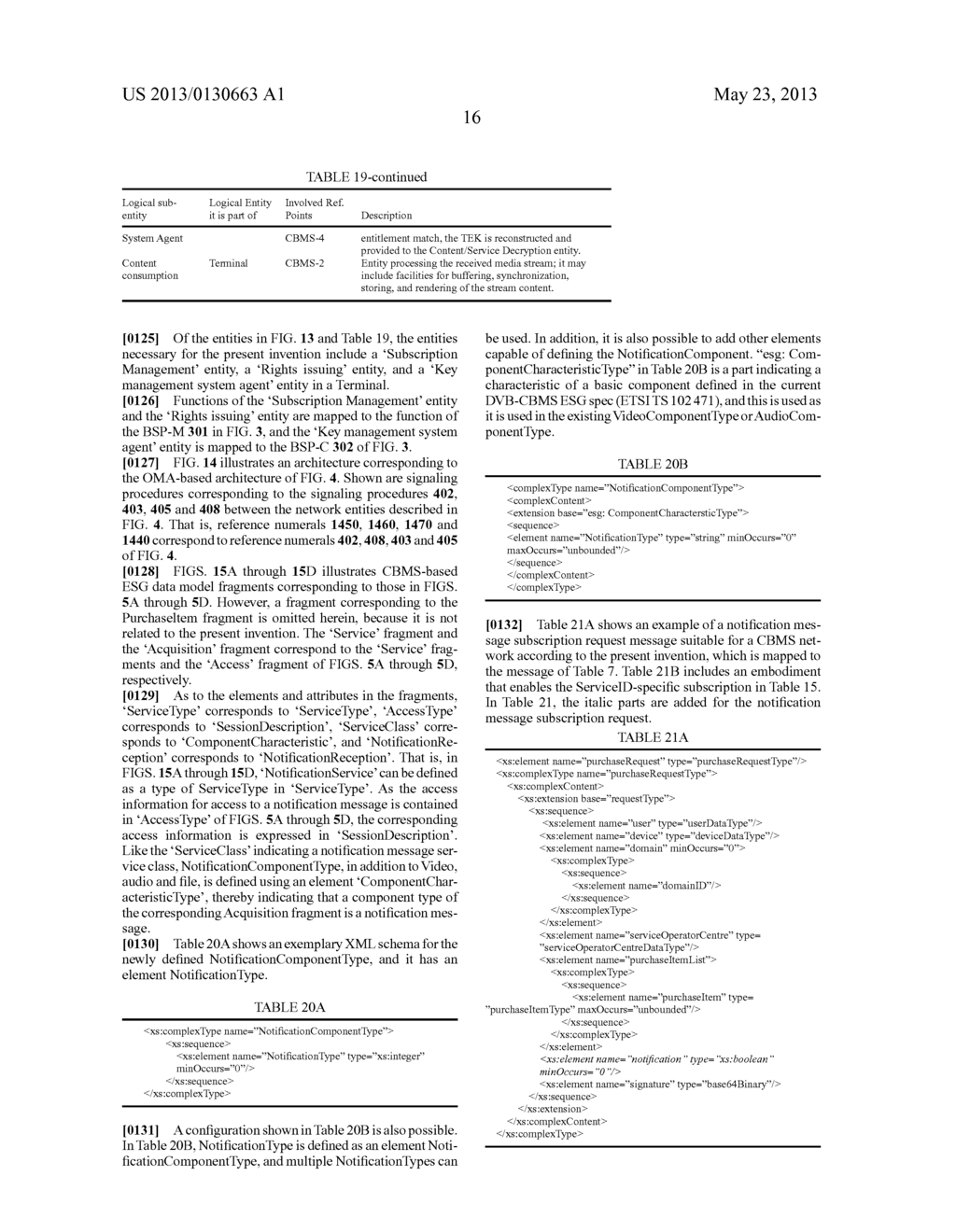 METHOD AND SYSTEM FOR PROVIDING NOTIFICATION MESSAGE IN A MOBILE BROADCAST     SYSTEM - diagram, schematic, and image 36