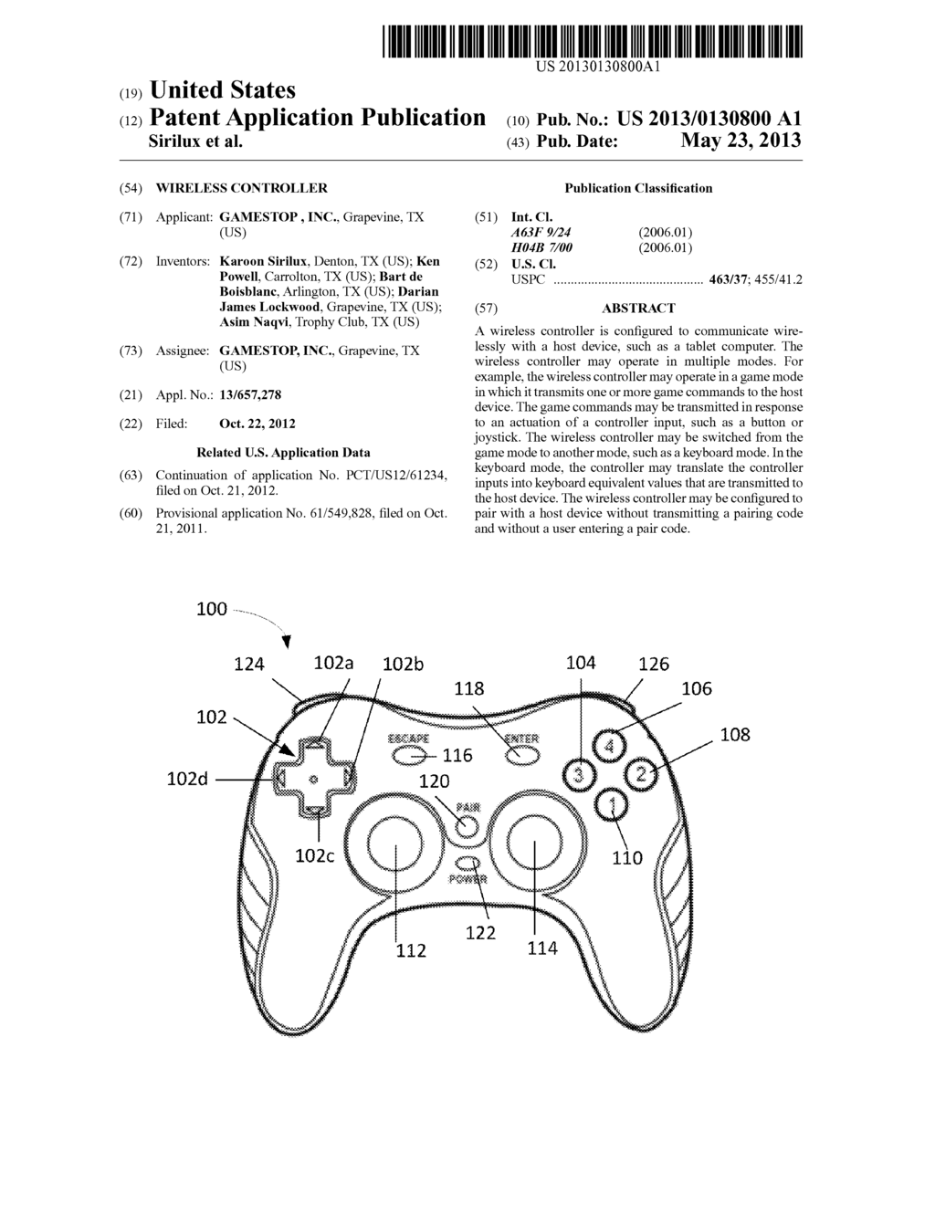 WIRELESS CONTROLLER - diagram, schematic, and image 01