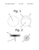 Golf Ball Marker Holder diagram and image