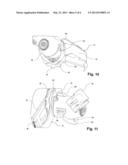 Rear derailleur device for a bicycle shifting system diagram and image