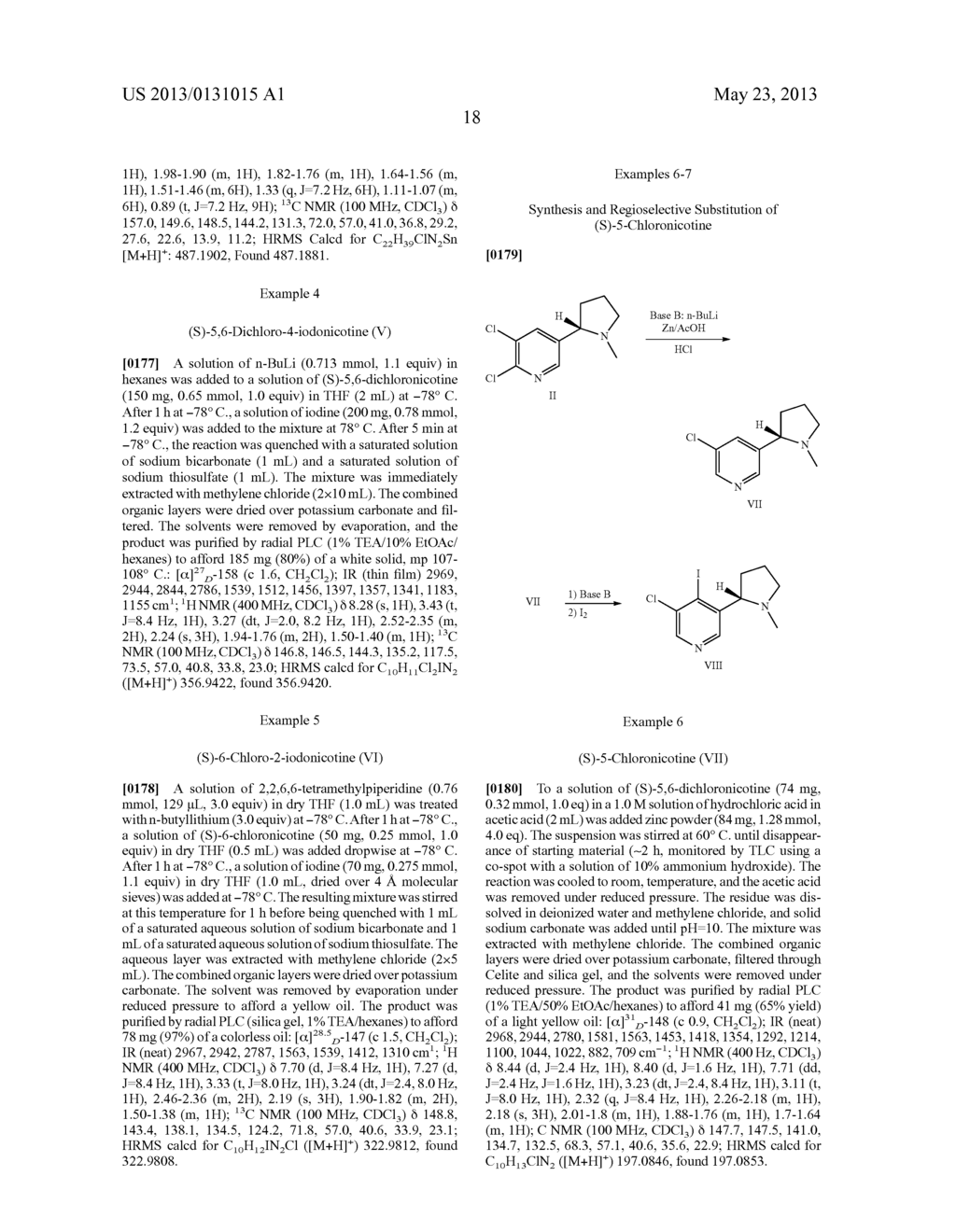 SYNTHESIS AND REGIOSELECTIVE SUBSTITUTION OF 6-HALO- AND 6-ALKOXY NICOTINE     DERIVATIVES - diagram, schematic, and image 19