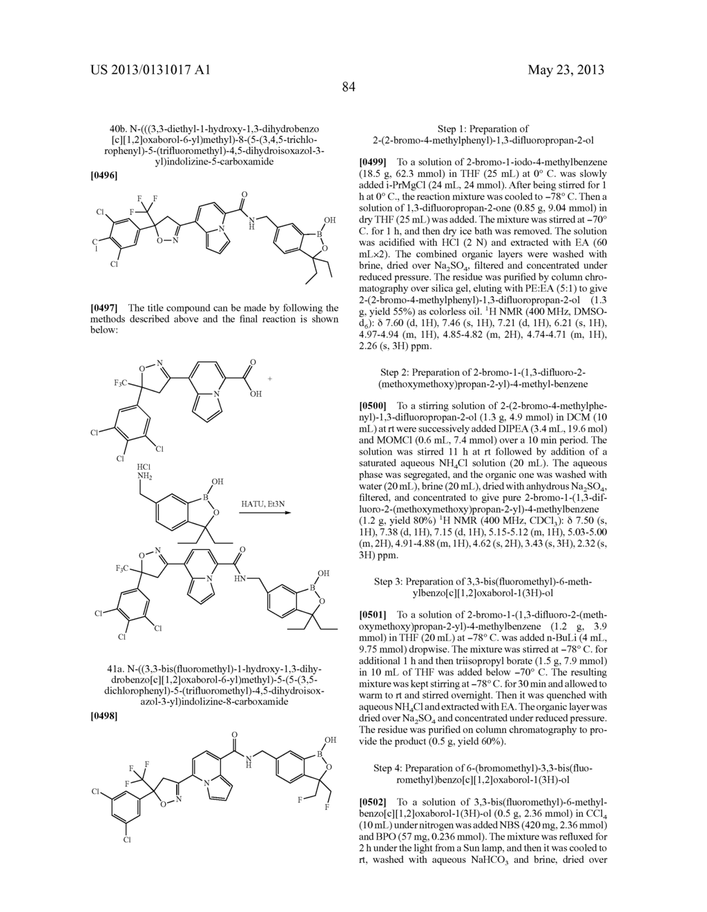 BORON-CONTAINING SMALL MOLECULES - diagram, schematic, and image 85