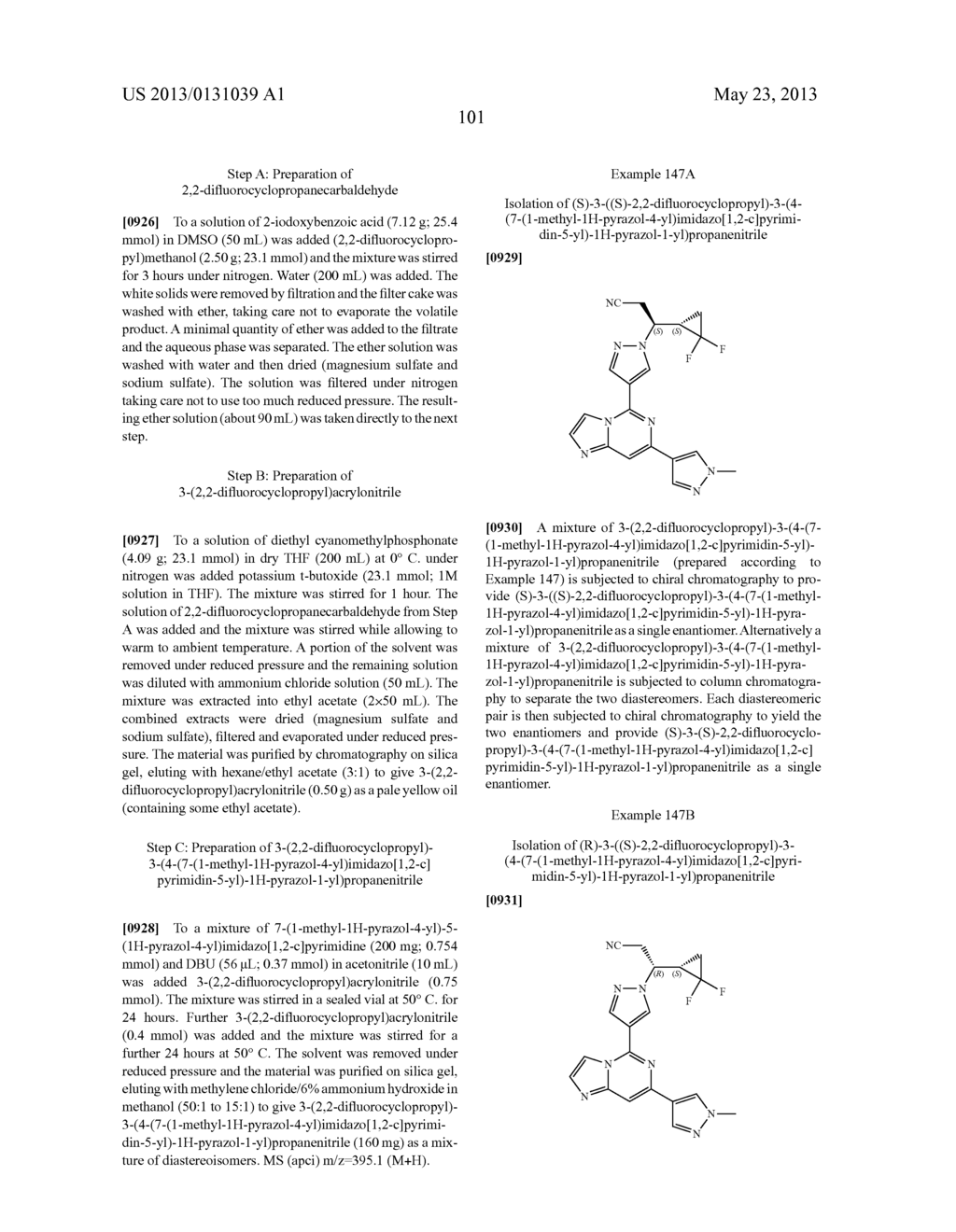 5,7-SUBSTITUTED-IMIDAZO[1,2-C]PYRIMIDINES AS INHIBITORS OF JAK KINASES - diagram, schematic, and image 102
