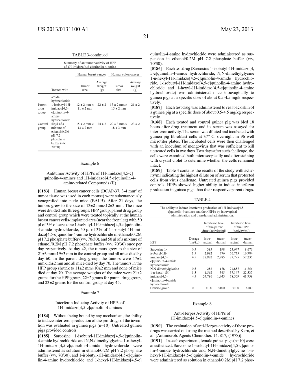 HIGH PENETRATION PRODRUG COMPOSITIONS OF     1H-IMIDAZO[4,5-C]QUINOLIN-4-AMINES AND     1H-IMIDAZO[4,5-C]QUINOLIN-4-AMINE-RELATED COMPOUNDS AND USES THEREOF - diagram, schematic, and image 23