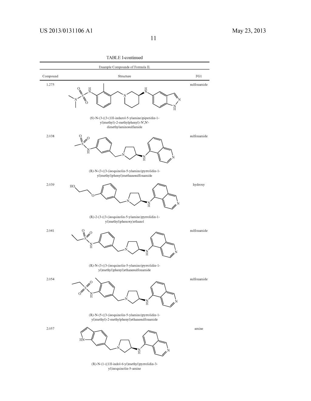 BIFUNCTIONAL RHO KINASE INHIBITOR COMPOUNDS, COMPOSITION AND USE - diagram, schematic, and image 12