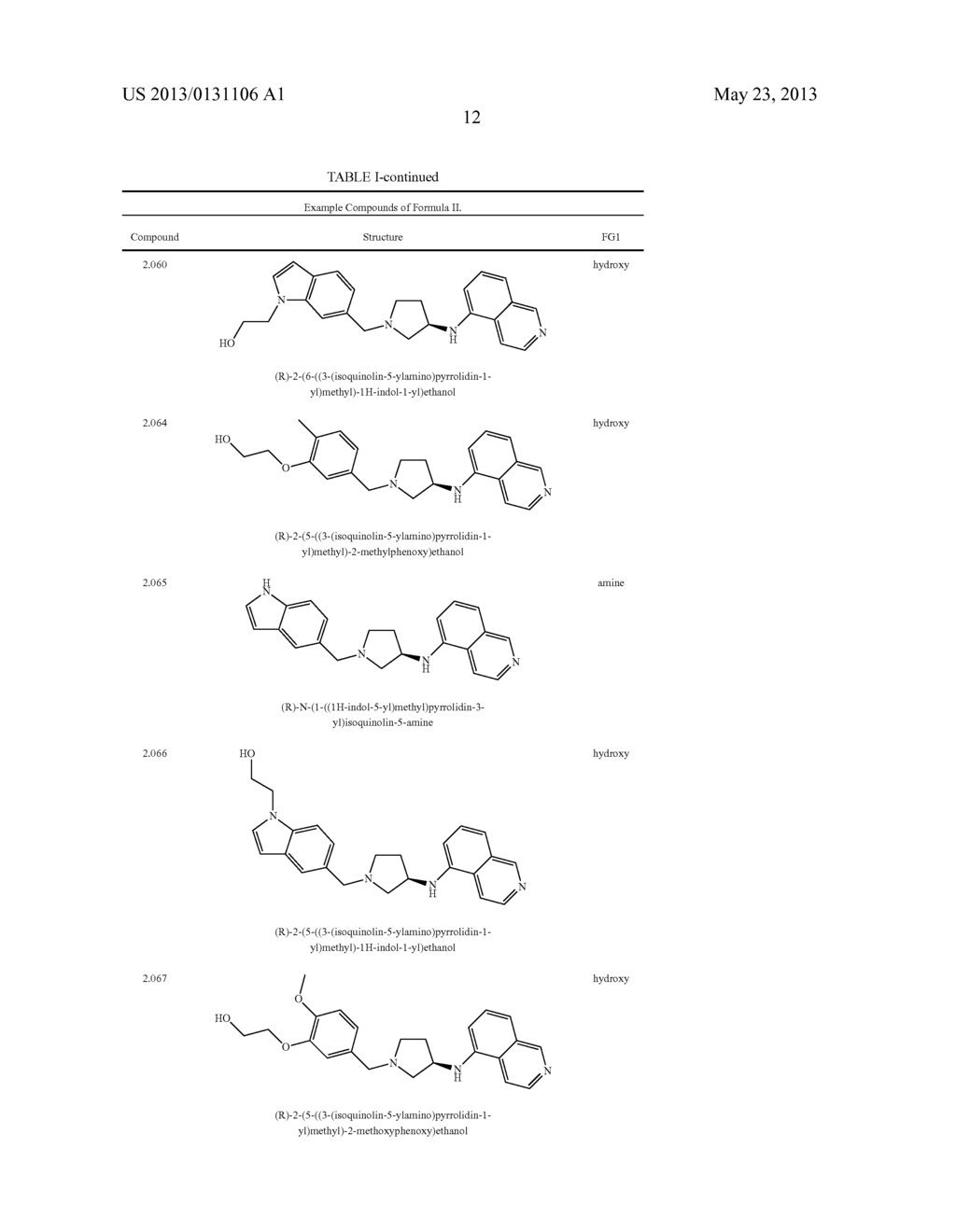 BIFUNCTIONAL RHO KINASE INHIBITOR COMPOUNDS, COMPOSITION AND USE - diagram, schematic, and image 13