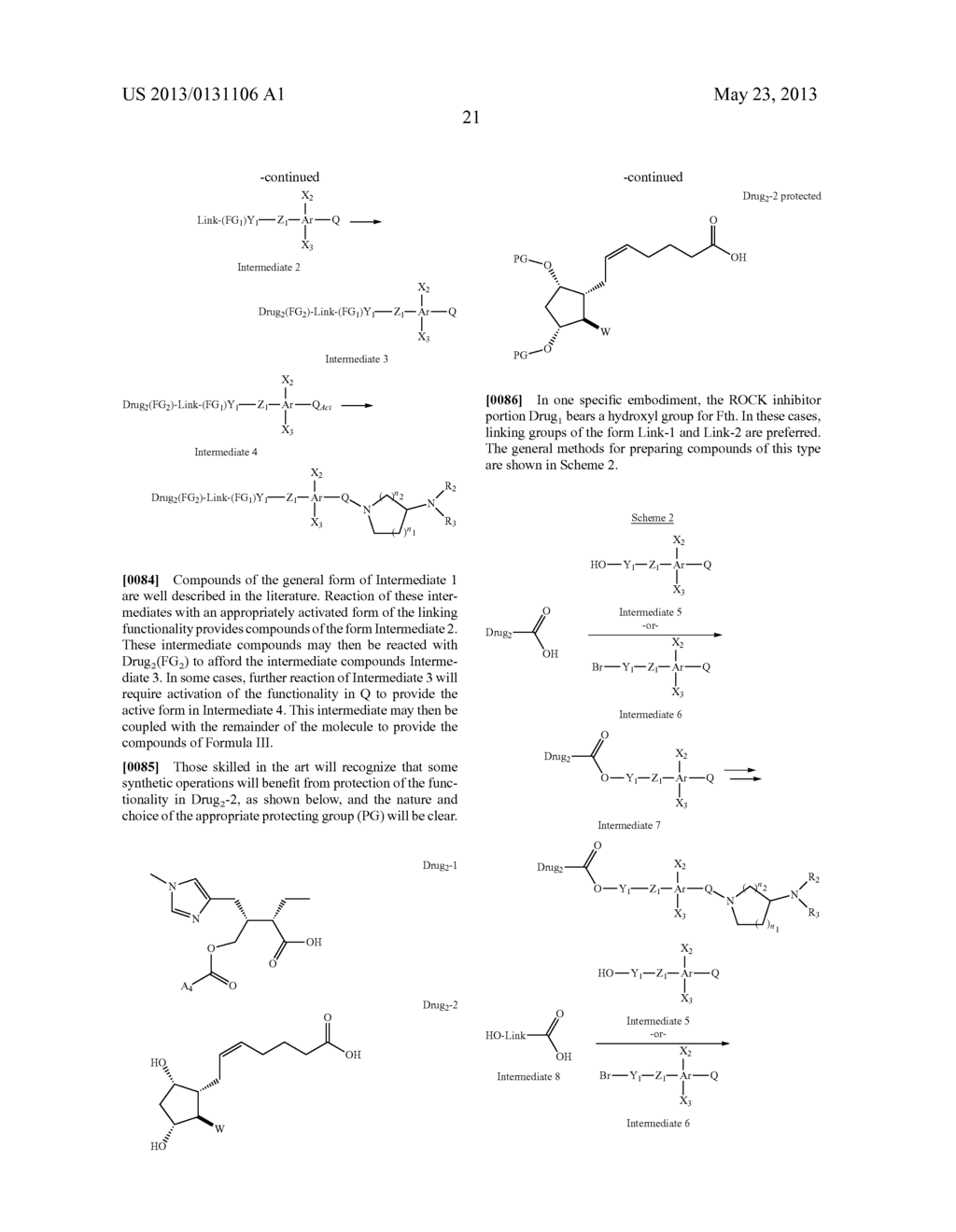 BIFUNCTIONAL RHO KINASE INHIBITOR COMPOUNDS, COMPOSITION AND USE - diagram, schematic, and image 22