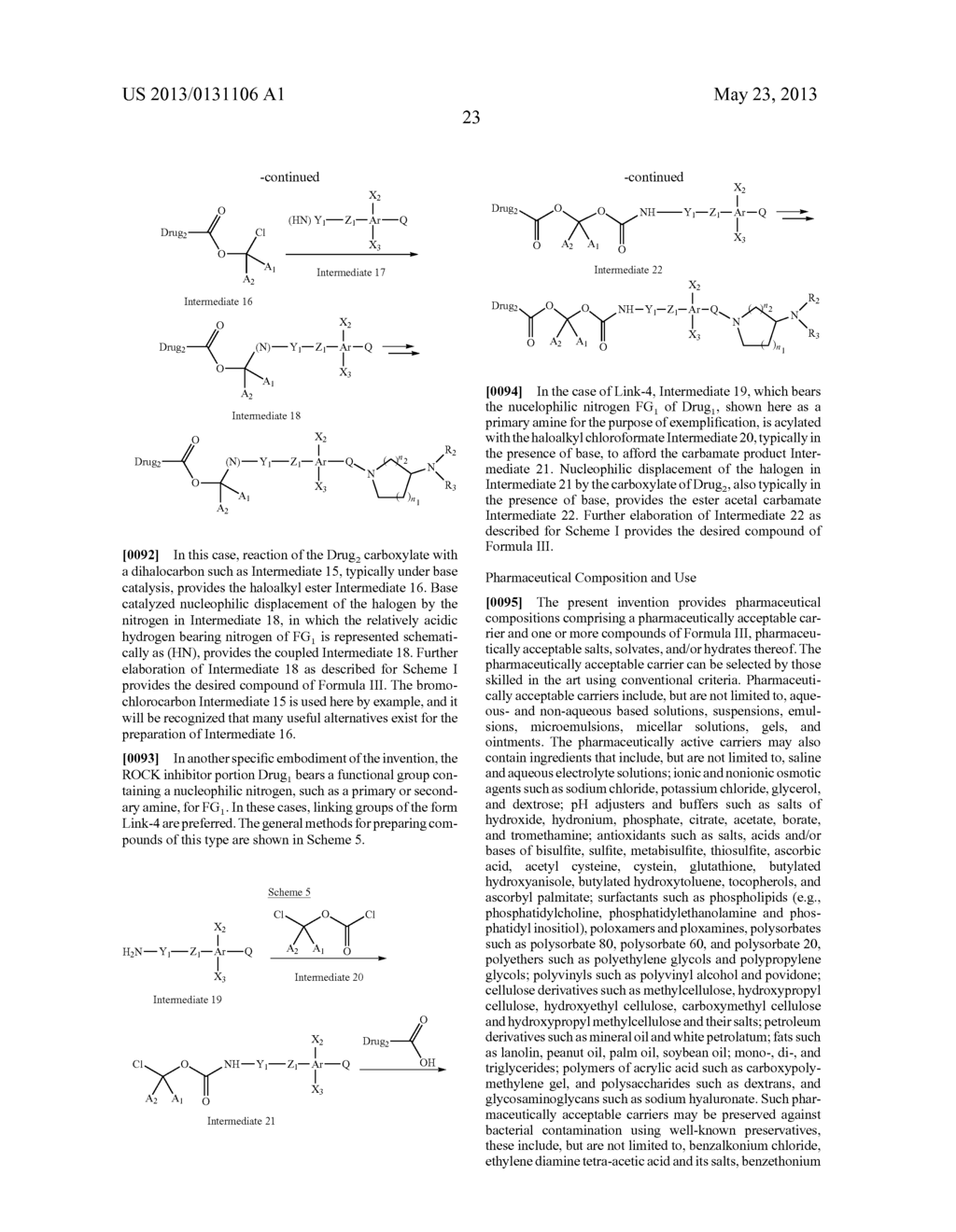 BIFUNCTIONAL RHO KINASE INHIBITOR COMPOUNDS, COMPOSITION AND USE - diagram, schematic, and image 24