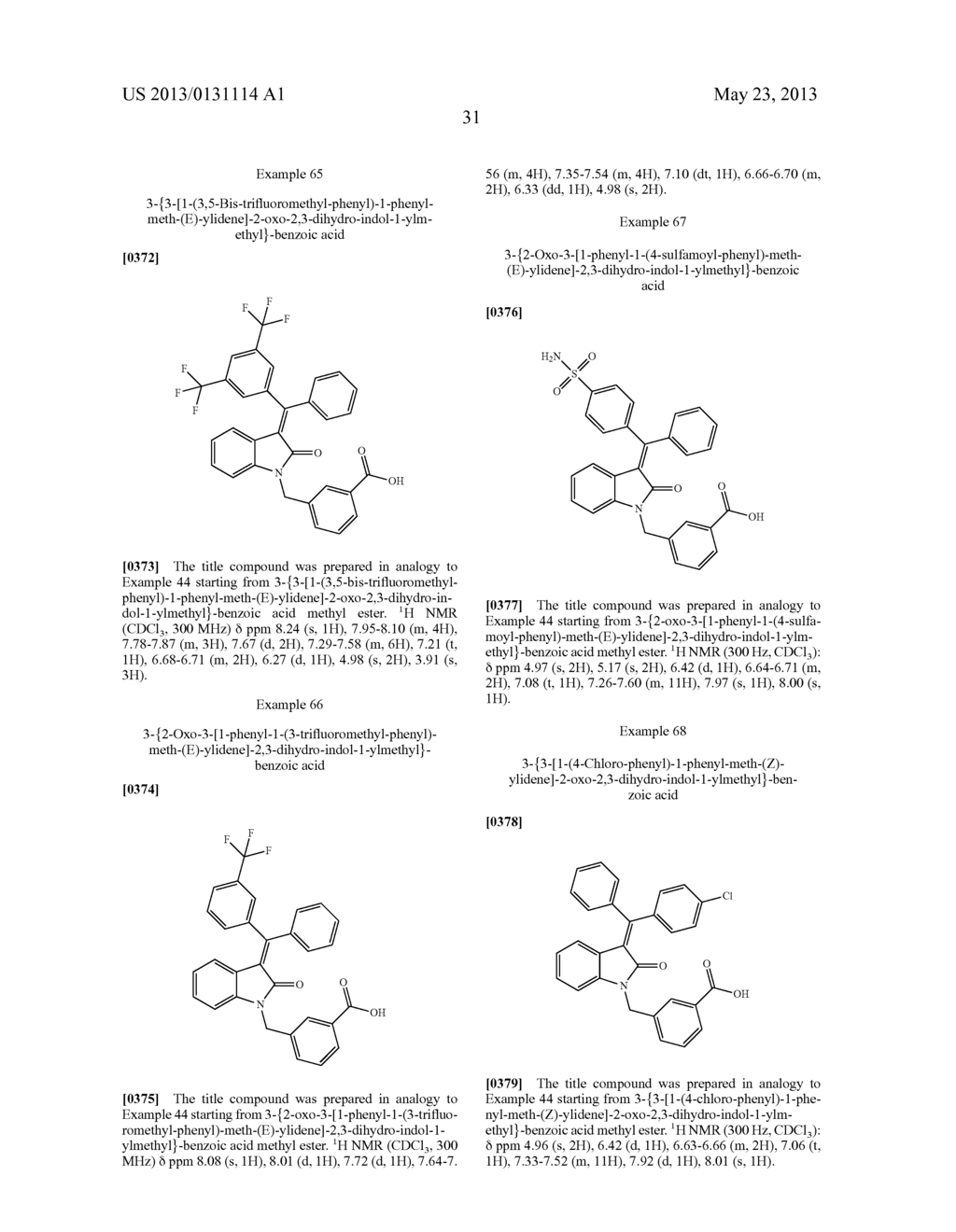 NOVEL ALKENE OXINDOLE DERIVATIVES - diagram, schematic, and image 32