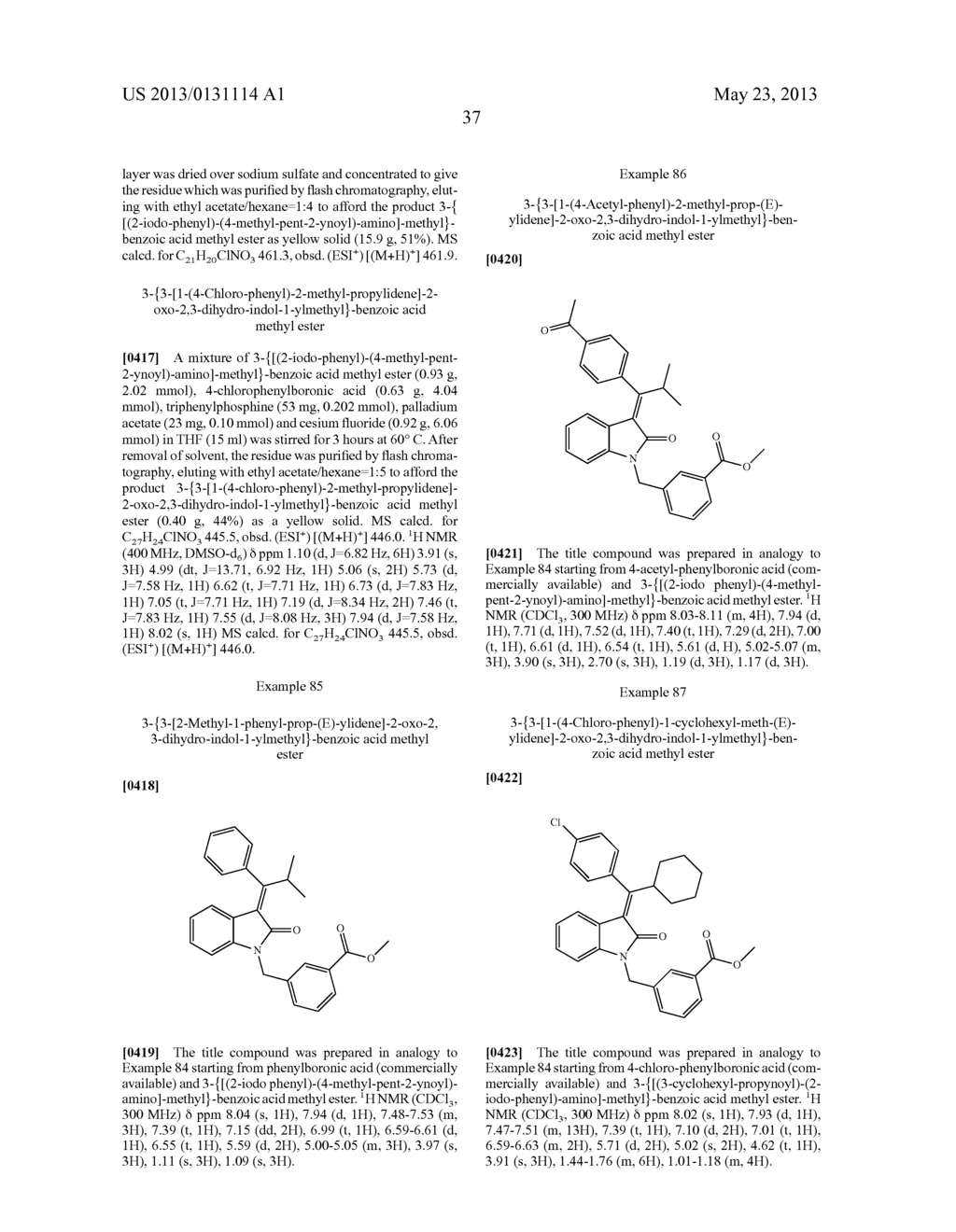 NOVEL ALKENE OXINDOLE DERIVATIVES - diagram, schematic, and image 38